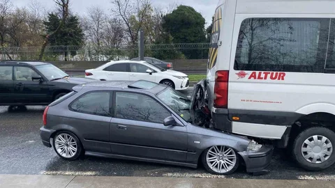 Sarıyer'de Trafik Kazası Yaşandı