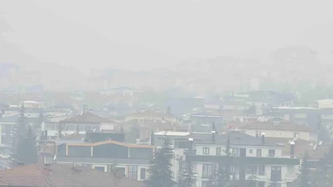 Elazığ'da Sis Etkili Olmaya Devam Ediyor