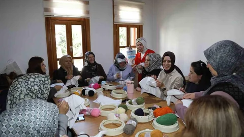 Çubuk’taki tarihi konak ilçedeki kadınların yeni dünyası oldu