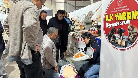 Kırklareli'nde Tarım Fuarında Sağlık Eğitimi