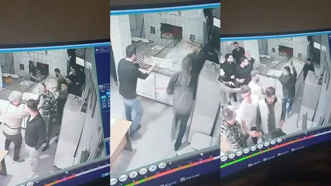 Toroslar’da Fırın Karıştı!: Lahmacun Geç Çıktı Diye Fırında Yumruklar Havada Uçuştu!