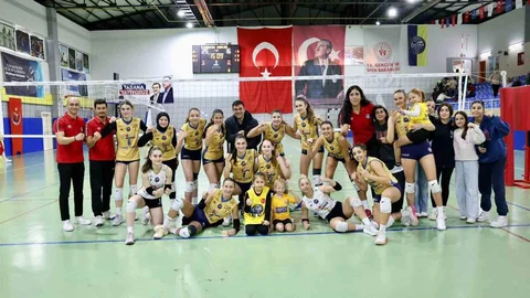 Didim Kadın Voleybol Takımı Galip Geldi