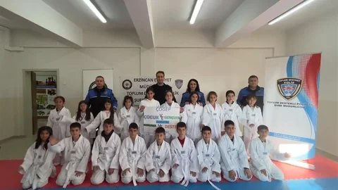 Erzincan'da Tekvando Kıyafeti Desteği