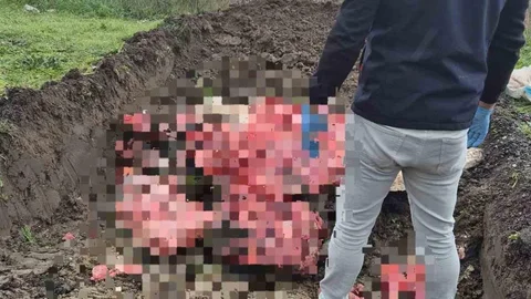 Tekirdağ'da Menşei Belirsiz Ürün İmha Edildi