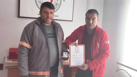 Hisarcık'ta Kan Bağışı Ödülü