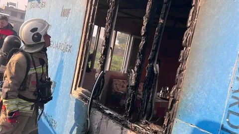 Antakya'da Müstakil Ev Yangını