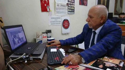Gaziantep'te 55 Yıldır Fotoğrafçılık Yapıyor