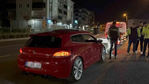 Çorlu'da Abart Egzoz Ceza Kesildi