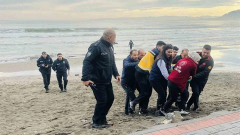 Ordu'da Denize Atlayan Kadın Kurtarıldı