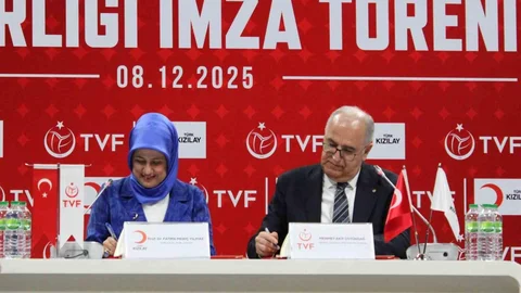 Türk Kızılay ve Voleybol Federasyonu Protokolü