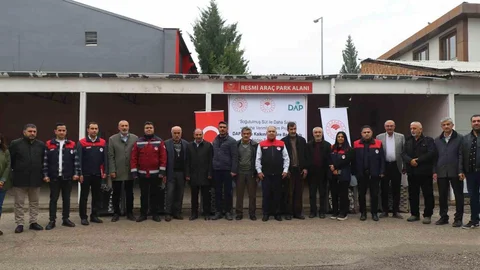 Elazığ'da Süt Soğutma Tankları Dağıtıldı