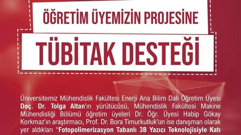 Niğde Ömer Halisdemir Üniversitesi'ne TÜBİTAK Desteği