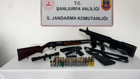 Şanlıurfa'da Silah Kaçakçılığı Operasyonu