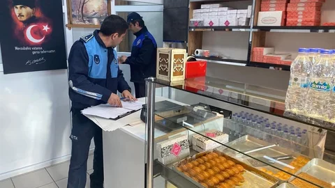 Babaeski'deki Tatlı Üretimi Denetlendi