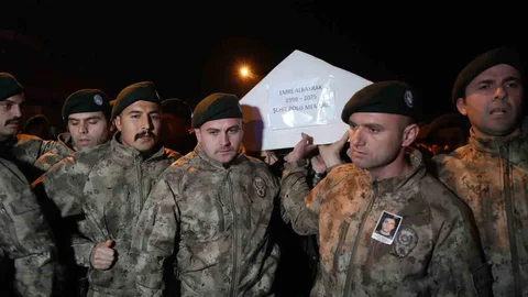 Samsun'a Şehit Polis Memurunun Naaşı Getirildi