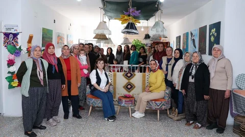 Erdemli Tömük Mahallesi’nde Günde 100 Kadın Atölyede Buluşuyor