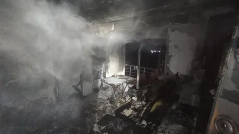 Hatay'da Elektrik Kontağından Yangın