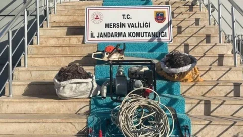 "Kablo Hırsızları Jandarmadan Kaçamadı"