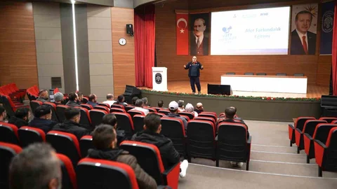 Melikgazi'de Afet Eğitimi Verildi