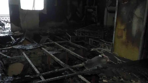 Van'da Otel Restoranında Yangın