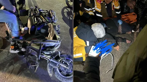 Mersin'de Motosiklet Kazası