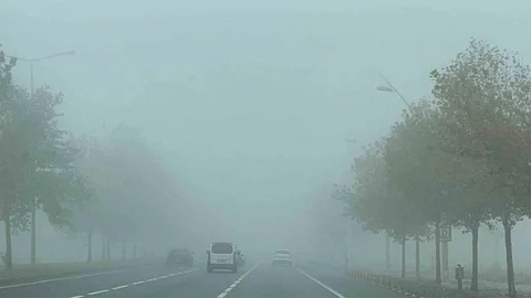 Diyarbakır'da Sabah Sis Etkili Oldu