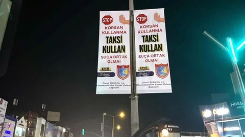 İzmir'de Taksiciler Korsan Kullanıma Dikkat Çekti