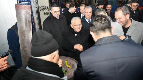 Kayseri'de Hal Kompleksi Ziyareti