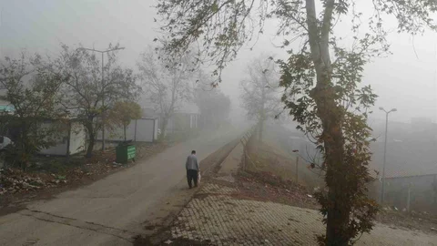 Kahramanmaraş'ta Sis Etkisi Yoğunlaştı