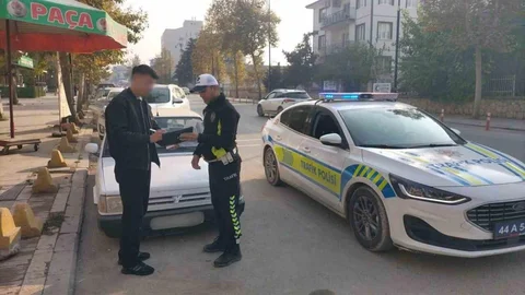 Malatya'da Drift Yapan Sürücü Yakalandı