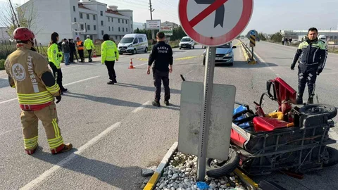 Manisa'da Elektrikli Bisiklet Kazası