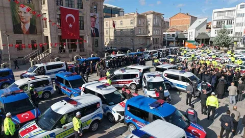 Aksaray'da Yeni Araçlar Hizmete Girdi