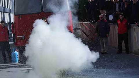 Kayseri'de Din Görevlilerine Yangın Eğitimi