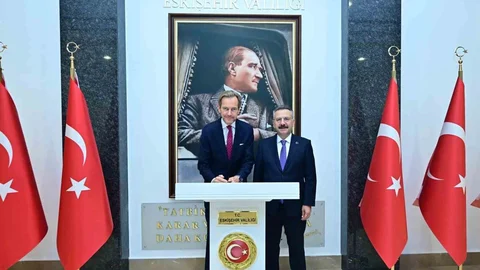 Eskişehir'de Belçika Büyükelçisi Ziyareti