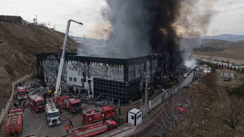 Kırıkkale’de Kimya Fabrikasında Yangın Kontrol Altına Alındı