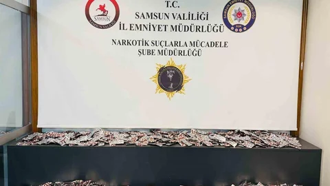 Samsun'da Uyuşturucu Hap Operasyonu