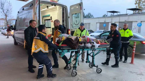 İnegöl'de Minibüs Kazası