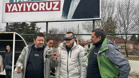 Özel Bireyler Dron Uçurdu