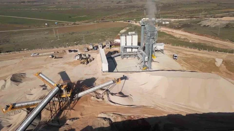 Amasya'da Yeni Asfalt Tesisi Açıldı