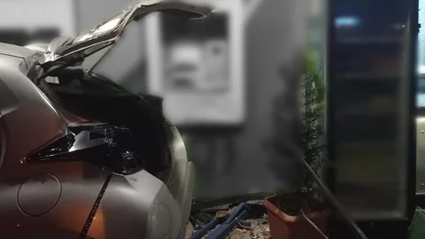 Aydın'da Takla Atan Araç Bankaya Çarptı