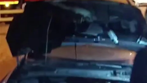 Konya'da Park Halindeki Araçta Yangın Çıktı