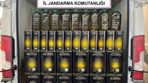 Afyonkarahisar'da 655 Litre Sahte Zeytinyağı Ele Geçirildi