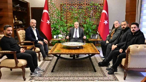 Düzce'de Vali Ali Fidan Gazetecileri Ağırladı