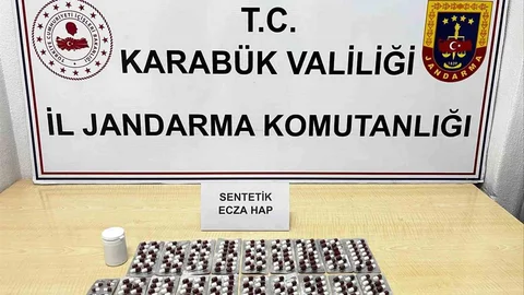 Karabük'te Sentetik Ecza Yakalandı