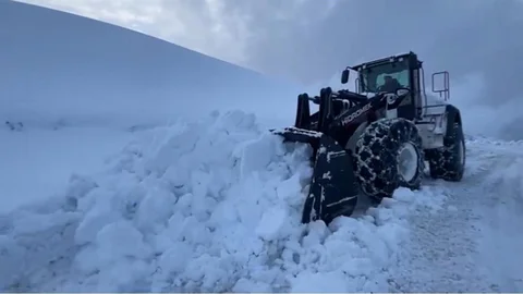 Şırnak'ta Karla Mücadele Çalışmaları