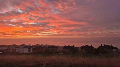 Tekirdağ'da Büyüleyici Gün Doğumu