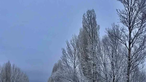 Gökçedere’de Kar Yağışı Güzellikler Yarattı