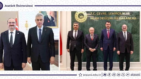 Rektör Hacımüftüoğlu'ndan Bakan Ziyareti