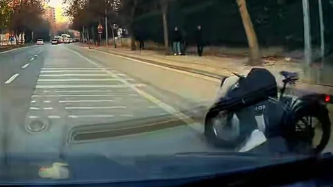 Konya'da Bisikletli Genç Tehlike Atlattı