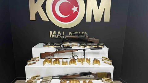 Malatya'da Ruhsatsız Silah Operasyonu